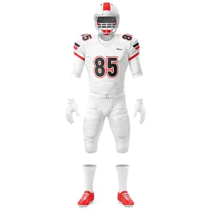 Sportswear Customized Sublimation Rugby Wear Shirt And Shorts American Football Jerseys Uniforms Sportswear Men Sets Accept Custom Designs