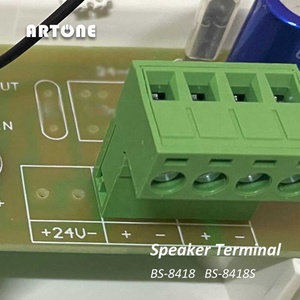 Altoparlante da Superficie 100V da 6 Pollici con Controllo Volume per Sistema di Diffusione Sonora Scolastica e Allarme Sonoro, Sistema di Sirena per Trasmissione d'Emergenza 24V - Product Image 5