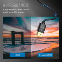 Câble DP 8K 60Hz 1.4, 32,4 Gbps, haute vitesse, 4:4:4, pour home cinéma, HDR, vidéo, pour téléviseur 8K, projecteur