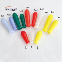 Ampoule d'aspiration en silicone de laboratoire de haute qualité 1ml 2ml 3ml 5ml 10ml compte-gouttes en verre bouchons en silicone Pipette Pasteur ampoule en caoutchouc
