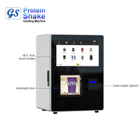 Nouvelle machine distributrice de smoothies et de boissons protéinées pour salle de sport, entièrement automatique, de haute qualité, en libre-service, GS801, paiement par carte