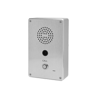 Sip Voip Interphone de bureau SPON Téléphone de bureau Appel d'urgence Téléphone Bouton-poussoir Panneau d'appel Solution d'interphone de stationnement