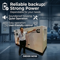 Groupe Électrogène Diesel Silencieux 20 kW 25 kVA Triphasé Refroidi par Eau, Prix Direct Usine