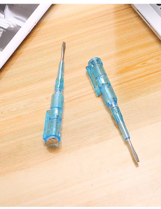 2024 Fabriek Directe Verkoop 107 # Straight Head <span class=keywords><strong>Tester</strong></span> Pen Elektricien Specifieke Elektrische Pen Schroevendraaier Test Elektrische Pen - Product Image 2