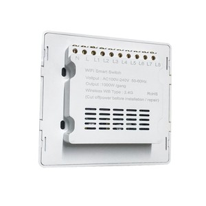 Tuya Smart Wifi Switch 84x84mm 10A 2.4Ghz Surge Protection For Home Automation - Product Image 2