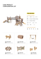 Glissière extérieure de terrain de jeu d'enfants de thème d'océan de série de HPL