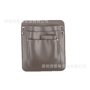 Bolsa de herramientas de cuero de alta gama para tijeras de jardín, bolsa de almacenamiento para herramientas de poda al aire libre, funda para tijeras de peluquería, bolso bandolera - Product Image 4