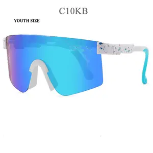 2024 Polarized Popular Sunglasses Children's Semi-rimless Mirror UV400 For Kids