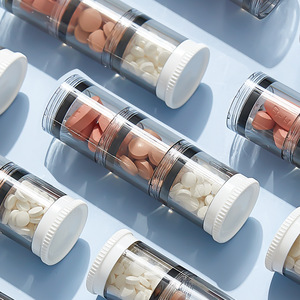 Portable Pillbox Daily Medicine Dispenser With Partitions <b>For</b> Meals Pill Reminder Box Capacity 1 - Product Image 3
