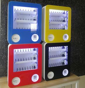 ตู้จำหน่ายสินค้าอัตโนมัติแบบมินิโฮเทลหรือฟิตเนสเจ็มส์ พร้อมคุณสมบัติการชำระเงินด้วยคิวอาร์โค้ดบนโลหะ สำหรับจำหน่ายถุงยางอนามัย โปรตีนบาร์ หรือกระดาษทิชชู่ - Product Image 3