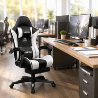 Chaise de gaming ergonomique A-style Racing Esports en cuir PU avec accoudoirs inclinables et pivotants, confortable pour une utilisation prolongée sur ordinateur