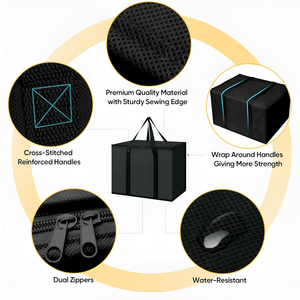 Promotional Custom logo Reusable Insulated Lunch Cooler Bag Non Woven Thermal Insulation Cooler Bag for Food - Product Image 2