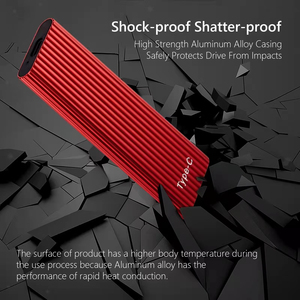 SSD externe USB3.2 Gen2 de 1 To, jusqu'à 600 Mo/s, stockage portable pour les jeux, les étudiants et les professionnels - Product Image 4