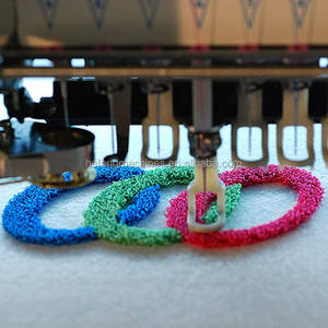 Machine à broder informatisée à chenille à grande vitesse Hefeng 15 têtes avec prix d'usine - Product Image 4