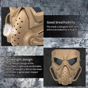 ZLang Masque Facial Complet Profilé de Protection pour Jeu Tactique Extérieur Anti-Vent Paintball avec CE - Product Image 5