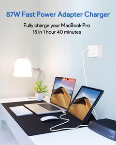 <span class=keywords><strong>Chargeur</strong></span> USB C Super Rapide de Haute Qualité 96W Compatible avec <span class=keywords><strong>MacBook</strong></span> <span class=keywords><strong>Pro</strong></span> 16 Adaptateur d'Alimentation pour iPad et Téléphone - Product Image 5