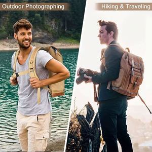 Échantillon gratuit, meilleure qualité, design attrayant, sac à dos pour appareil photo portable, imperméable, anti-rayures, à double bandoulière, pour les voyages - Product Image 4