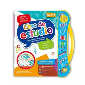TS ABC Sound elektronik berbicara Libros anak-anak membaca musikal diomintic buku anak perempuan anak laki-laki Inggris Spanyol buku suara mainan pintar