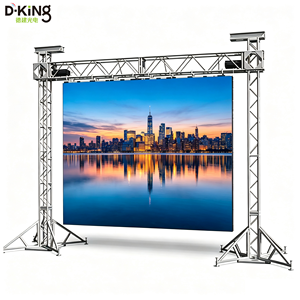 จอแสดงผล LED สำหรับเวทีในร่ม D-King P3.91 แบบโมดูลาร์ให้เช่า แผง LED สำหรับงานแต่งงาน คอนเสิร์ต ผนังวิดีโอ LED พร้อมโครงทรัส - Product Image 1