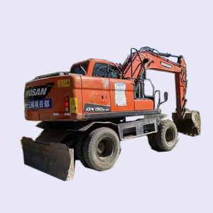 Excavatrices sur roues Doosan DX150 d'occasion, 15 tonnes, fabriquées en Corée du Sud, moteur Doosan KOOP, pompe à moteur haute efficacité - Product Image 1
