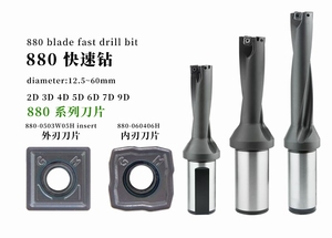 Fábrica Direta Do Molde De Aço De Alta Precisão Altamente Eficiente Rápida Em Forma De U Broca Para Perfuração De Metal - Product Image 2