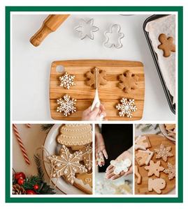 Emporte-pièce <span class=keywords><strong>en</strong></span> acier inoxydable pour biscuits <span class=keywords><strong>de</strong></span> Noël, forme <span class=keywords><strong>de</strong></span> dessin animé, outil à biscuits irrégulier, <span class=keywords><strong>bonhomme</strong></span> <span class=keywords><strong>de</strong></span> neige, pain d'épices, moule à gâteau - Product Image 6