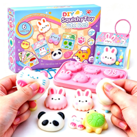 Jouet Squishy Kawaii pour animaux de compagnie, anti-stress, à presser, forme d'animal, mignon