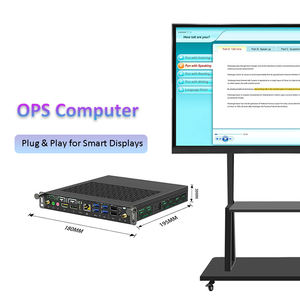 PC OPS Intel รุ่น14th fanless OPS ดิสก์คู่ความละเอียด4K สำหรับป้ายดิจิตอล OPS ผู้ผลิตพีซีที่มีการรับรอง CE - Product Image 4