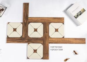 Azulejos de suelo de grano de madera antiguo, habitaciones de <span class=keywords><strong>Hotel</strong></span>, parquet de Arte de madera, azulejos de porcelana, azulejos antideslizantes - Product Image 3