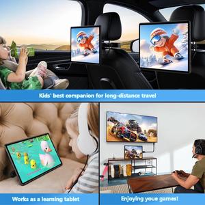 Écran tactile IPS 13,5 pouces pour appuie-tête, Android 14, écran de divertissement pour sièges arrière avec 4+64 Go, vidéo <span class=keywords><strong>4K</strong></span> - Product Image 4