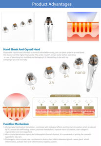 Nuevo Diseño 2026: Dispositivo 2 en 1 de RF y Microagujas con Pines Aislantes para Eliminación de Cicatrices, Reafirmación y Tensado de la Piel, Portátil y Ecológico - Product Image 5