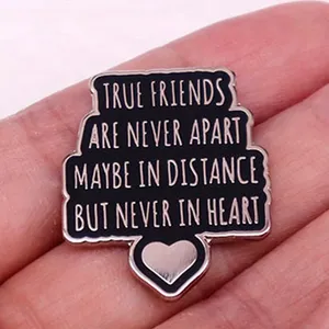 เพื่อนแท้ไม่เคยห่า<span class=keywords><strong>ง</strong></span>กันอาจจะอยู่ในระยะทา<span class=keywords><strong>ง</strong></span>แต่ไม่เคยอยู่ในคำพูดหัวใจเข็มกลัดสัญลักษณ์มิตรภาพของขวัญสำหรับเพื่อนที่ดี - Product Image 5