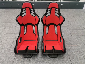 Sedili Sportivi Regolabili alla Moda in Fibra di Carbonio e Pelle di Alta Qualità, Universali e Sicuri <span class=keywords><strong>per</strong></span> Auto da Corsa - Product Image 2