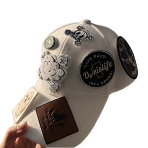 قبعات OEM عالية الجودة رياضية بتصميم سناب باك هيب هوب، بحافة مسطحة وستة ألواح، مع شعار مطرز ثلاثي الأبعاد بنقشة الفهد والنقاط والفواكه، قبعات مخصصة ملائمة 100% - Product Image 4