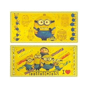 5 видов банкнот с изображением американских аниме-персонажей Миньоны, покрытых 24-каратным золотом, для подарков - Product Image 6