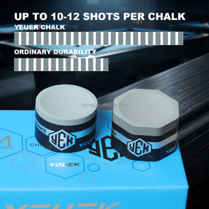 YEUEK Nano Pool Cue Chalk Set 2‑Pack Ultra‑Premium Billiard Cue Chalk Precision Grip Clean Smooth Performance Billiards - Product Image 4