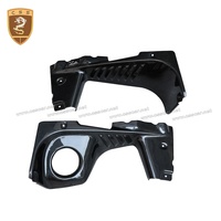 Accessoires de décoration automobile Kit de garniture de compartiment moteur en fibre de carbone sèche pour Ferrari 458 Spider