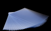 Feuille rigide en PVC transparent bleu/blanc/coloré A4 0,15 mm pour la papeterie, la reliure de livres et les couvertures