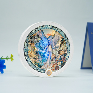 Tùy chỉnh 3D Giấy cắt hộp đèn led ánh sáng ban đêm tủ lạnh nam châm giấy khắc đèn với LED ánh sáng cho trang trí - Product Image 6