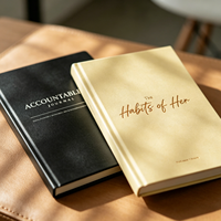 Carnet de notes à couverture rigide personnalisé de haute qualité avec reliure spirale, 100 feuilles, option cadeau - Impression en gros
