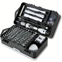 Jeu de tournevis 115-en-1, kit de tournevis de précision multifonction 117 pièces pour le démontage et la réparation de téléphones, d'ordinateurs et de montres