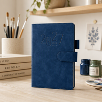 Carnet de notes personnalisé en cuir rigide A5/A4 pour entreprise, cadeau promotionnel, agenda