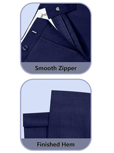 Mới Nhất Thiết Kế Màu Xanh Hải Quân Người Đàn Ông Của Phù Hợp Với Hai-Mảnh Kinh Doanh (Áo + Quần) Giản Dị Mùa Hè Phù Hợp Với Cho Nam Giới Mặc - Product Image 2