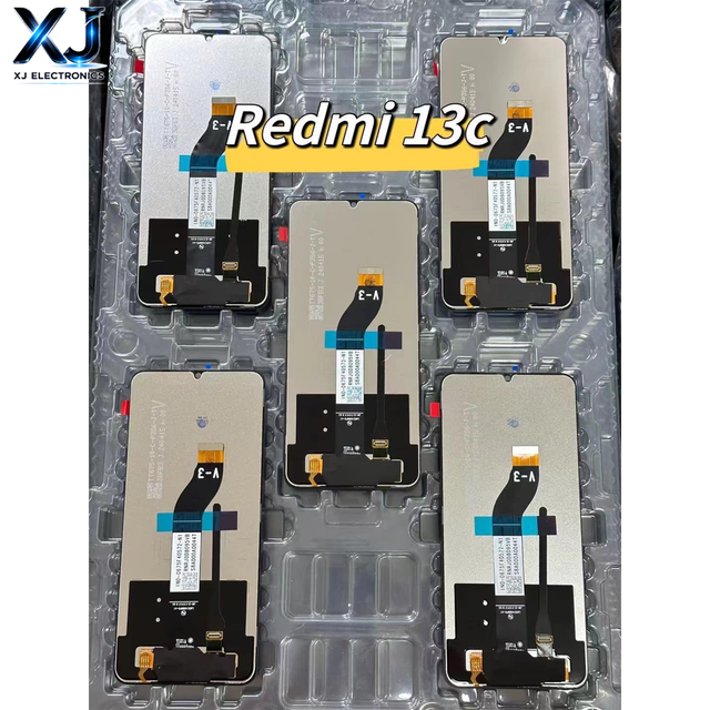 XJ Universal Mobile Phone LCD Touch Screen Display for Redmi 13C 4G/5G Poco C65/M6 6.9/6.8/6.6" In-cell HD+ Screen