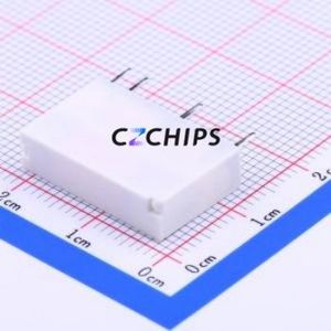 HF49FD-024-1H12T Power Relay SIP,5x20mm Relay 24V 1 Normally Open: 1A (SPST-Normally Open)::: 4 5A-30VDC/5A-250VAC - Product Image 2