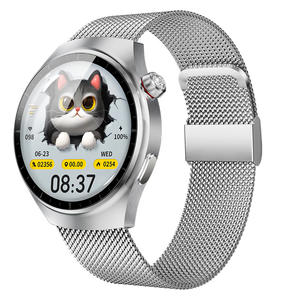 Reloj Inteligente EDS SK7Mini con Correa de Acero Plateado, Llamadas por Bluetooth, Monitoreo de Salud, Modo Multideportivo, Salud Femenina, Batería de Larga Duración - Product Image 1