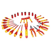 BOOHER Offre Spéciale OEM – Kit d'outils combinés 30 pièces (Tournevis isolés 1000V AC et clés à fourche) avec mallette soufflée – Garantie 3 ans