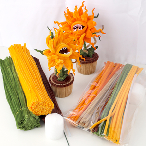 Le Gardien de Bureau : Kit de Bricolage <span class=keywords><strong>Plante</strong></span> Piranha - Créez Votre Propre Créature Icôniqûe en Fil de Fer dans un Pot - Une Décoration Amusante et Audacieuse - Product Image 2