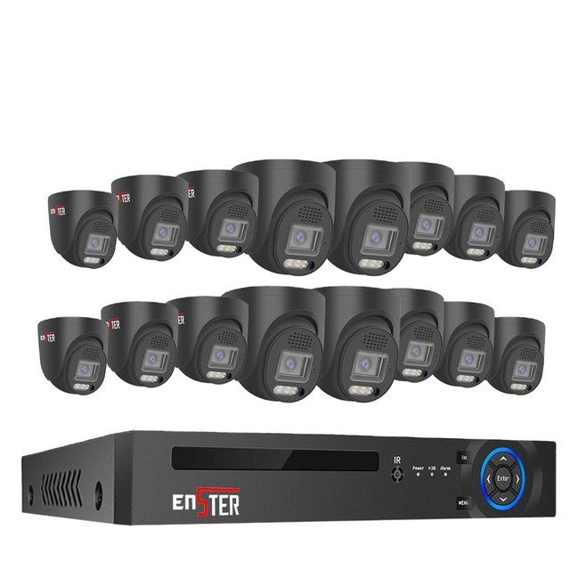 Fast Shipping 16 Channels Indoor Face Detection H.265 4K 8MP Wired POE IP Network Security Cctv Camera Systems