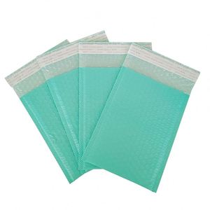 ถุงบรรจุภัณฑ์เสื้อผ้าแบบปิดผนึกเอง Green Foam Express, ถุงฟองอากาศฟิล์มร่วมอัดสี, ถุงฟองอากาศสีม่วงหนา, สีนู้ด - Product Image 2